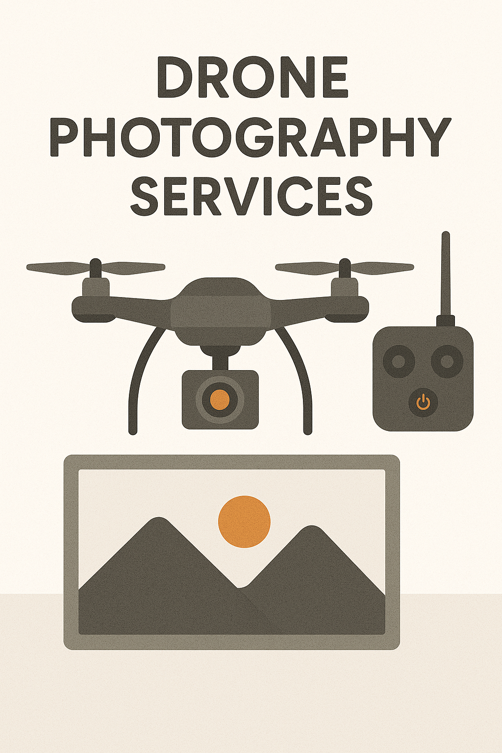 Drone photography service (charge per photo or video)